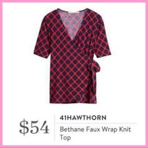 🆕 STITCH FIX | 41 Hawthorn “Bethane” Wrap Top